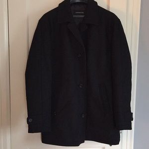 Men’s London Fog Black Wool Coat